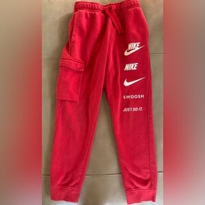 Nike Kids Red Sweatpants
